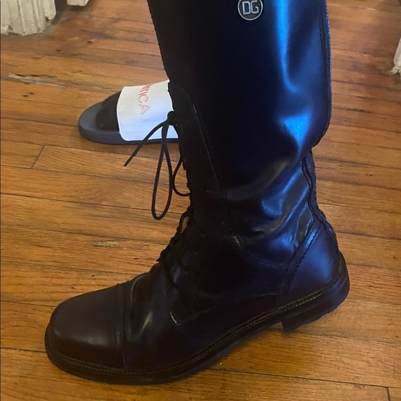 COPY - Dolce & Gabana men’s leather high zippered boots.